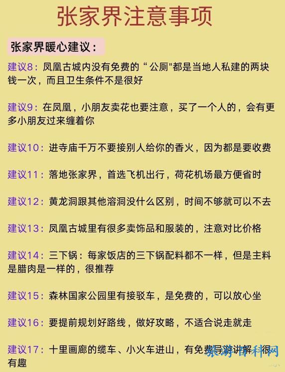 张家界旅游路线（张家界旅游路线图）